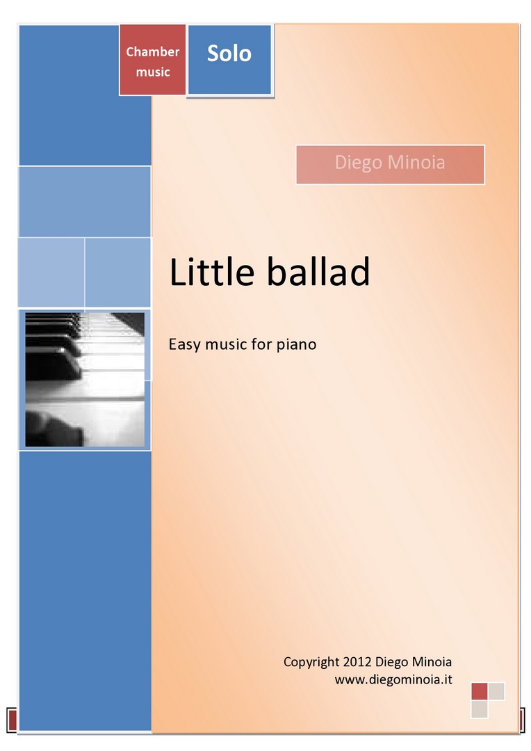 Little ballad Piano solo - spartito